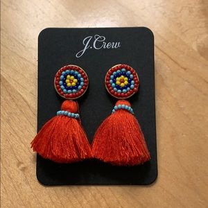 J Crew tassel earrings